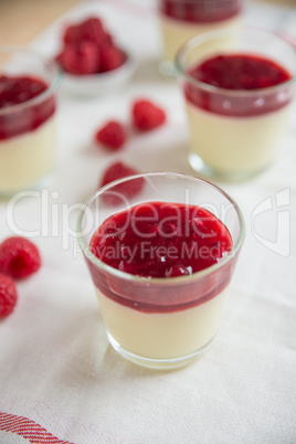 Panna Cotta mit Beeren