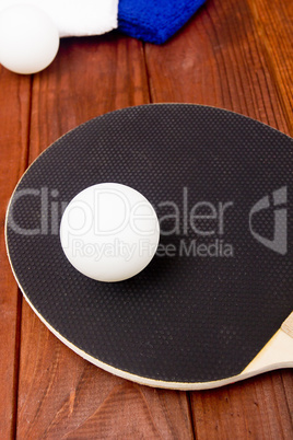 Table tennis rackets with a black coating