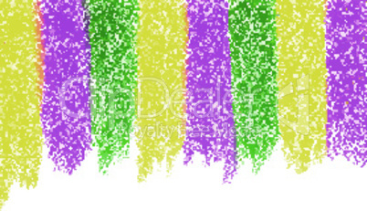 Vector Mardi Gras pastel crayon background