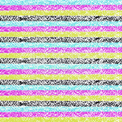 Vector CMYK pastel crayon striped background