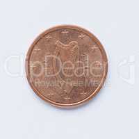 Irish 5 cent coin
