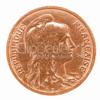 Coin isolated vintage