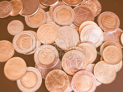 Italian Lira coin vintage