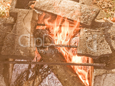 Retro looking Barbecue picture