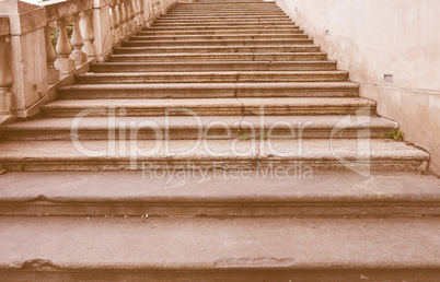 Stairway steps vintage