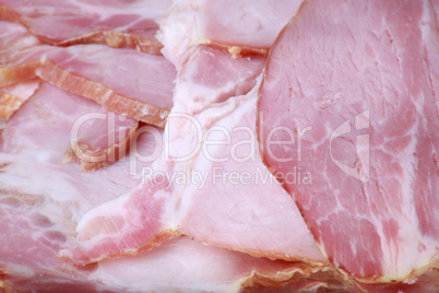 ham meat as food background