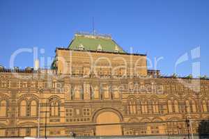 gum building on Moscow kremlin red square