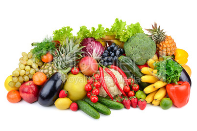 assortment fresh fruits and vegetables