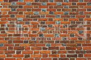 Wall from the red brick