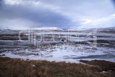 Impressive mountain landscape, North Iceland