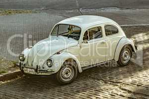 Classic Beetle Car Parked on Street
