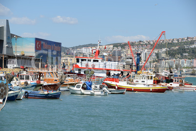 Fischerboote in Kusadasi, Türkei