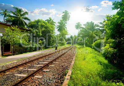 Railroad in Sri Lanka