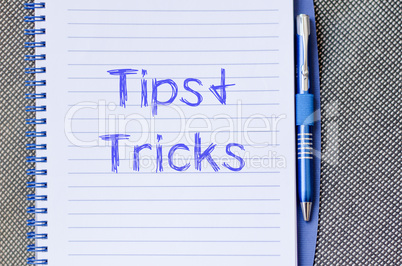 Tips and tricks write on notebook