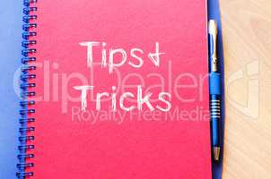 Tips and tricks write on notebook