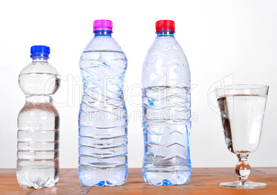 Wasser Flaschen Glas