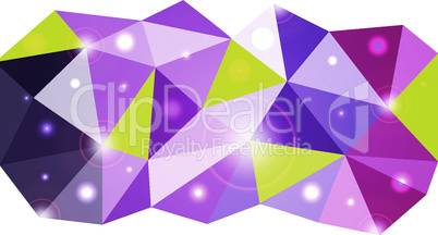 Triangle vector background. Illustration for your business presentation.