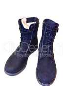 men's winter boots isolated