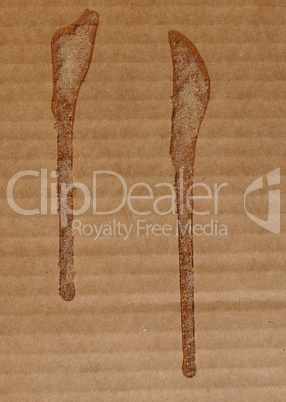 Corrugated cardboard background