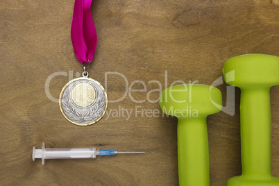 Medal obtained through use of doping
