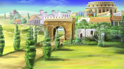 Ancient Rome and Coliseum