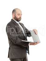 business man notebook