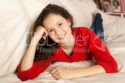 girl relaxing