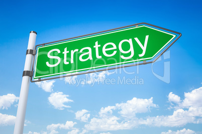 road sign arrow strategy