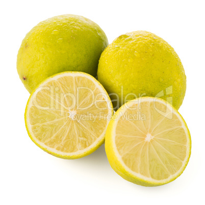 Fresh green limes