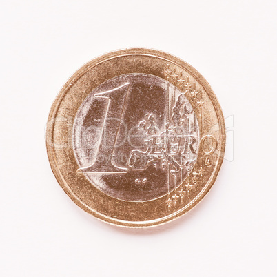 1 Euro coin vintage
