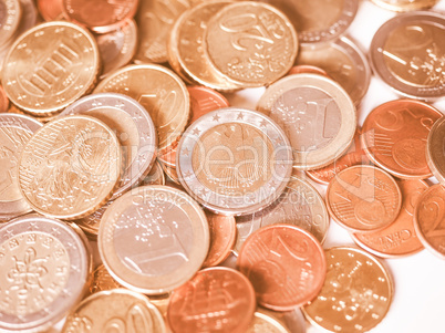 Euro coin vintage Euro coin vintage