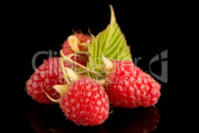 Fresh raspberries