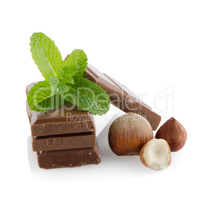 Chocolate Bar with hazelnuts