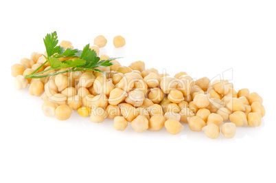 Pile of chickpeas