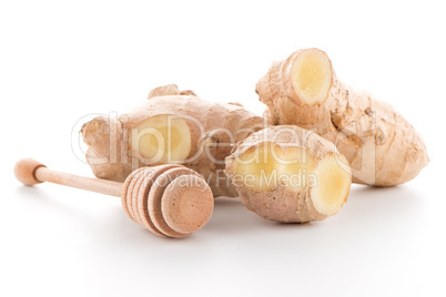 Ginger root and drizzler