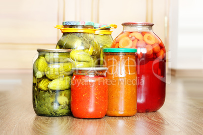 pickled canned vegetables