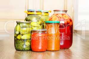 pickled canned vegetables