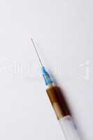 Medical plastic syringe