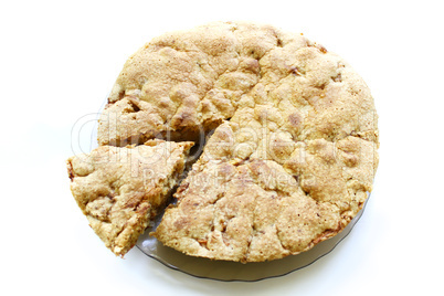 apple pie, isolated