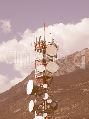 Communication tower vintage