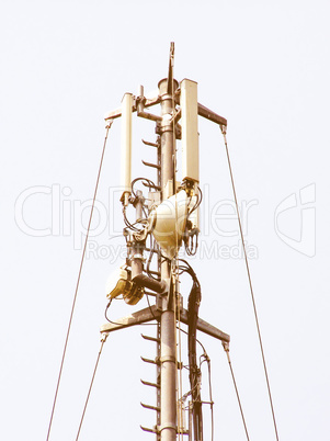 Telecommunication aerial tower vintage