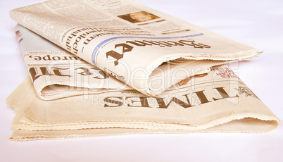 Newspapers picture vintage