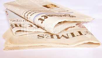 Newspapers picture vintage