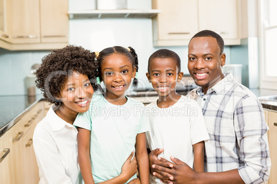 Portrait of happy family