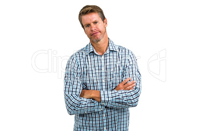 Casual man with arms crossed