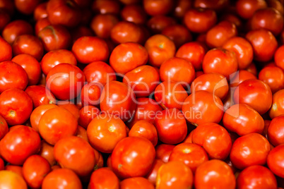Close up view of fresh tomatoes
