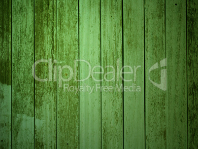 Ausgewaschene grüne Holzbretter