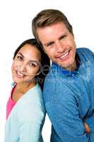 Portrait of cheerful young couple