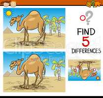 find differences educational task