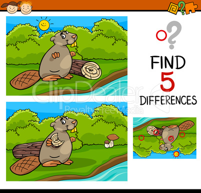 differences task for kids